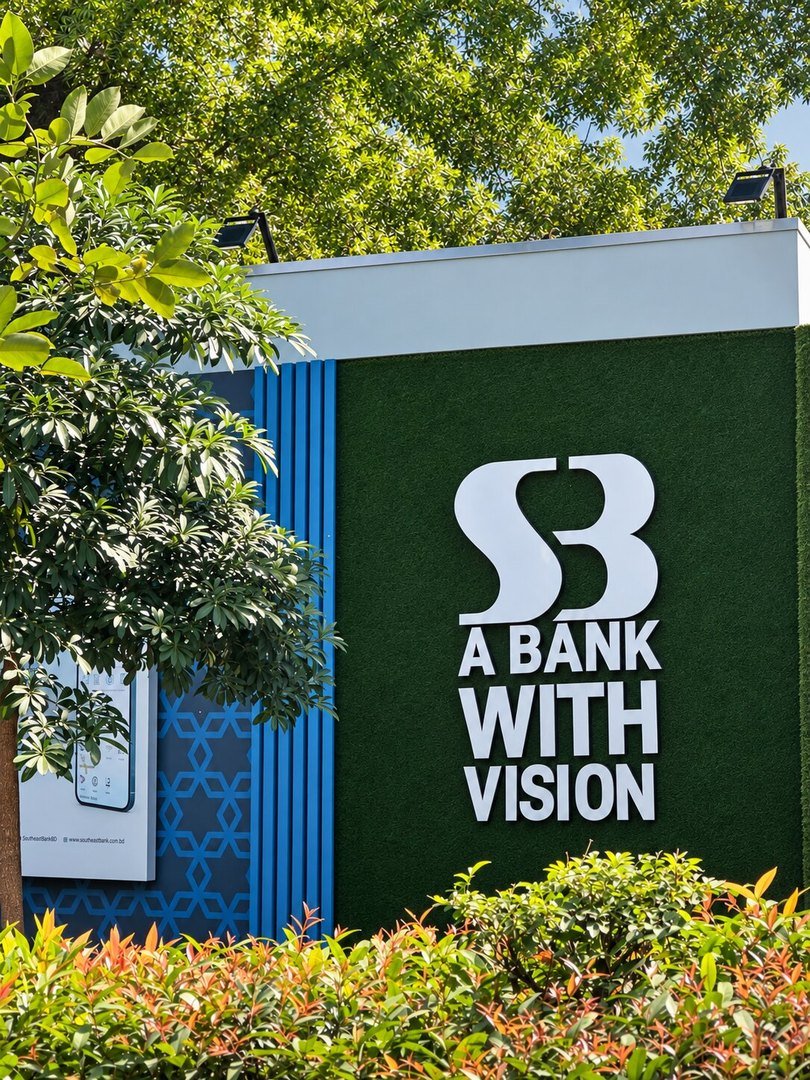 Southeast Bank Green Wall Signage