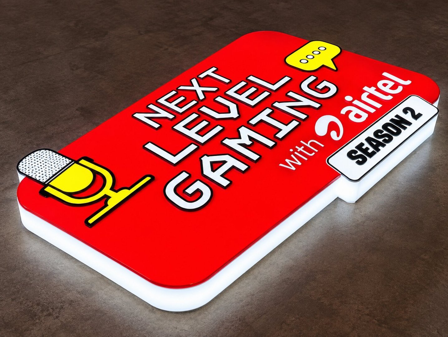 Next Level Gaming Illuminated Sign