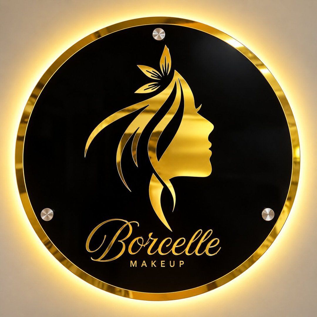 Luxury Borcelle Makeup Sign